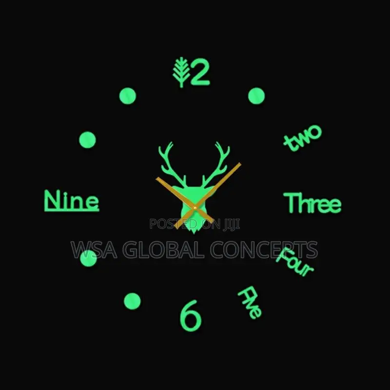 Luminous Design 3D Wall Clock DIY