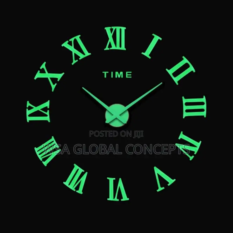 Luminous Design 3D Wall Clock DIY