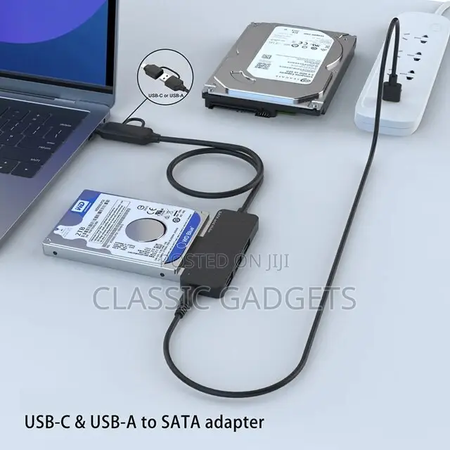 Onten UCA312 5 in 2 Usb-C Usb to Sata Adapter