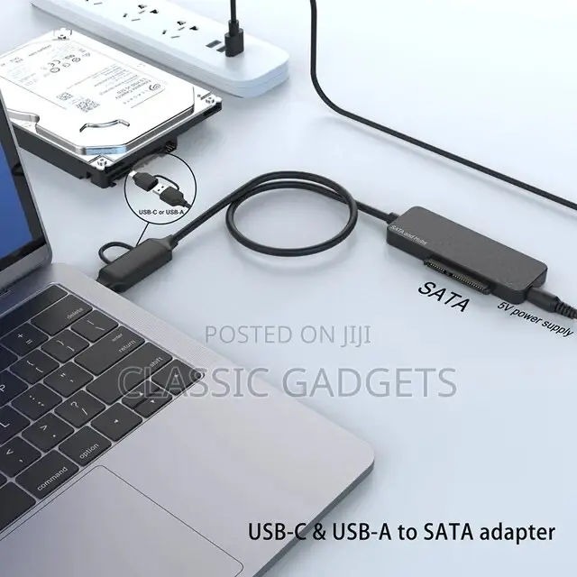 Onten UCA312 5 in 2 Usb-C Usb to Sata Adapter
