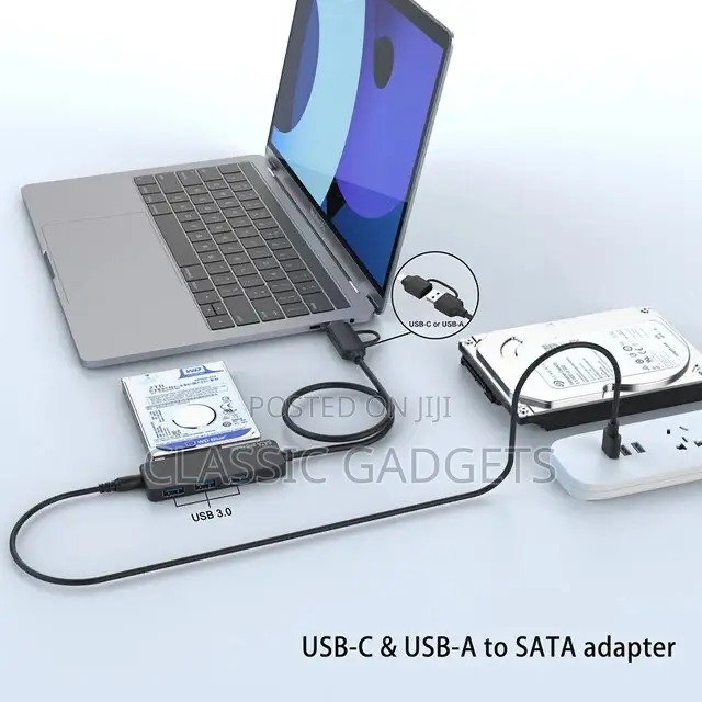 Onten UCA312 5 in 2 Usb-C Usb to Sata Adapter