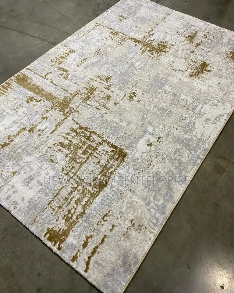 Modern Gold Persian Centre Rug