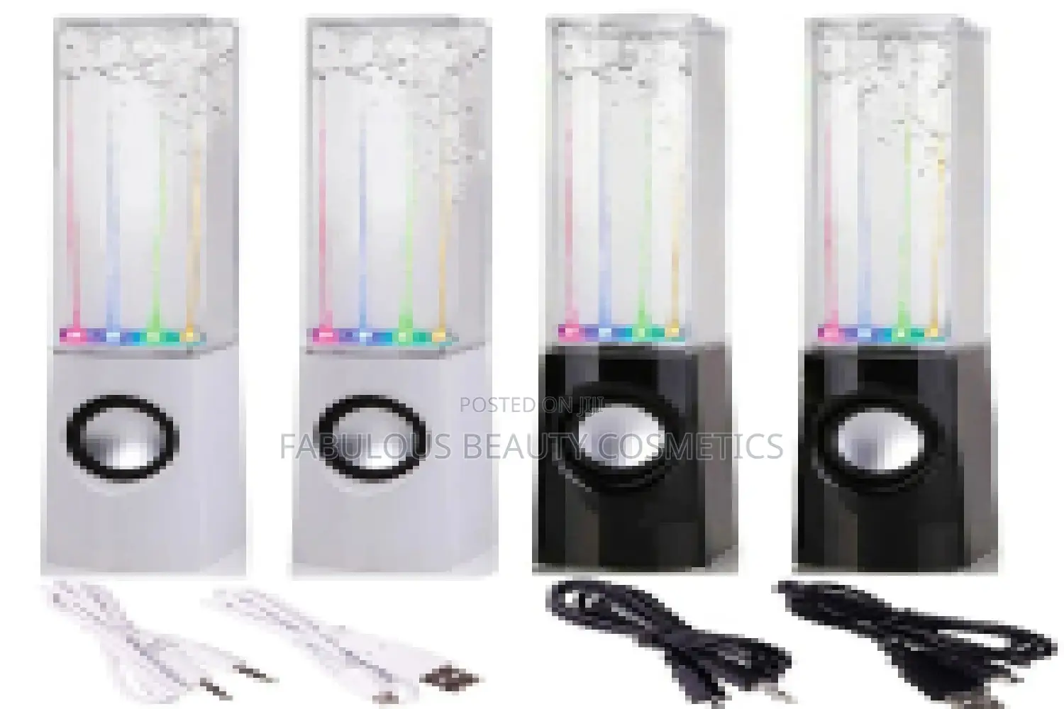 Bluetooth Dual Water Dancing Fountain Speakers.