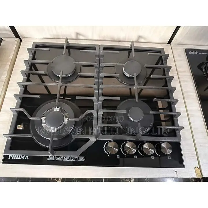Phiima 4 Burner in-Built Table Top Gas Cookers