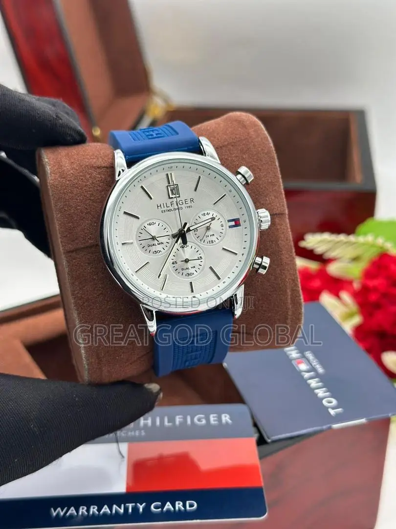 Tommy Hilfiger Chronograph Rubber Strap