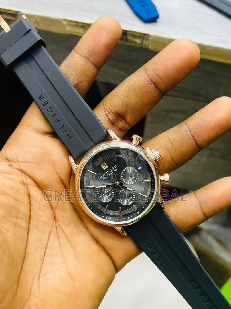 Tommy Hilfiger Chronograph Rubber Strap