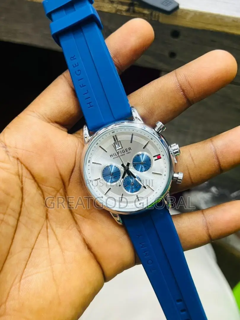 Tommy Hilfiger Chronograph Rubber Strap