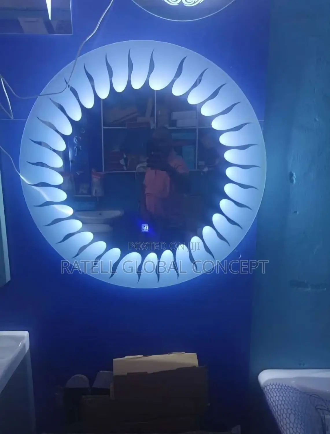 Round Sensor Led Mirror