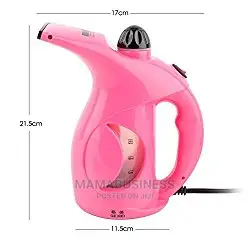 3 in 1 - Garment, Face and Cake Decorating Steamer - Pink