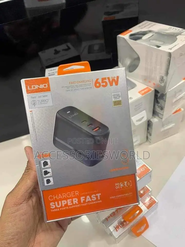 LDNIO Q366 65W Gan PD + QC 3.0 Supper Fast Charger