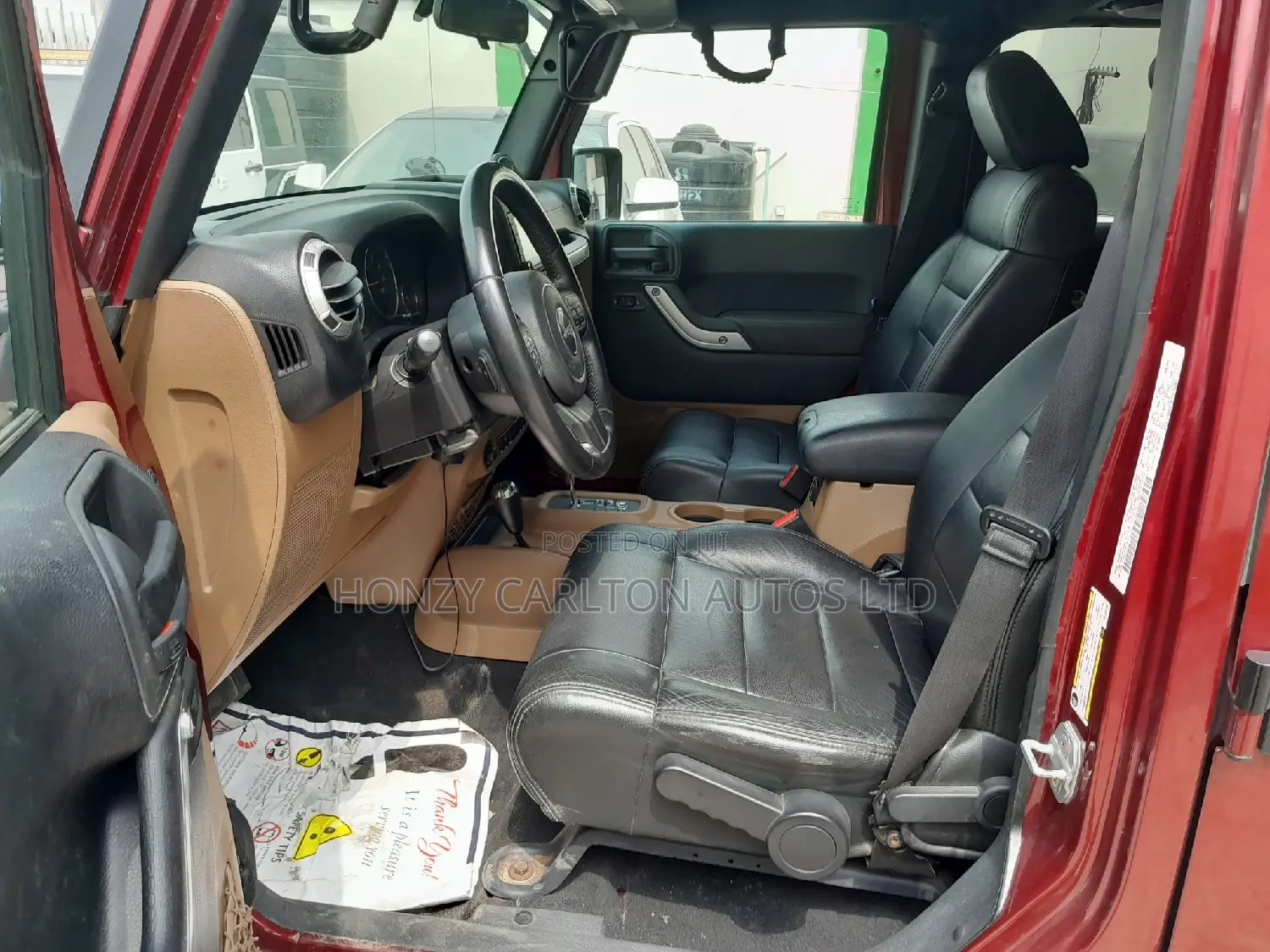 Jeep Wrangler Sahara 2012 Red