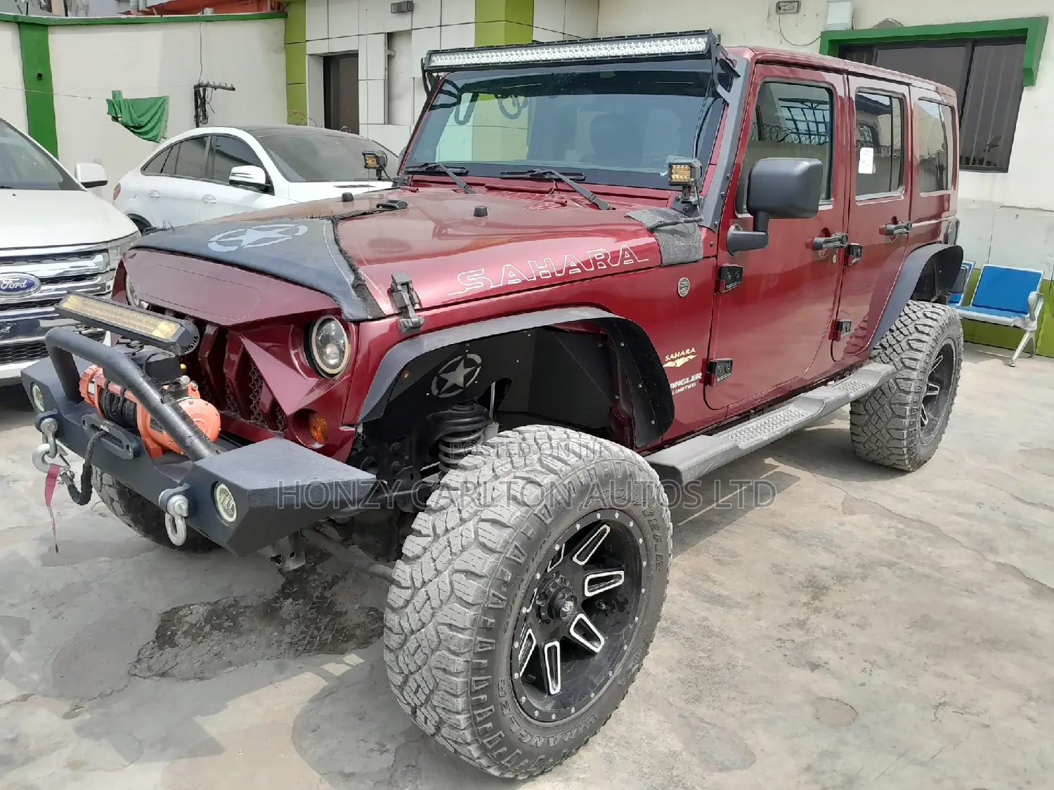 Jeep Wrangler Sahara 2012 Red