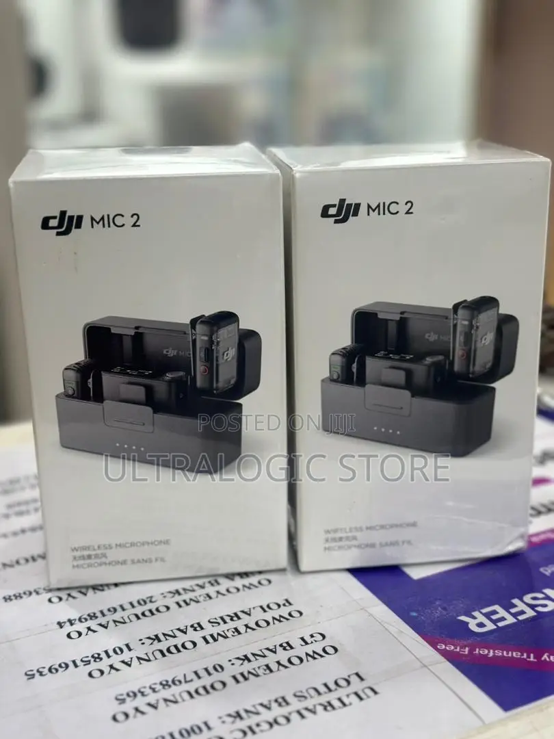 New DJI Mic 2 Wireless Microphone for Camera Smartphone