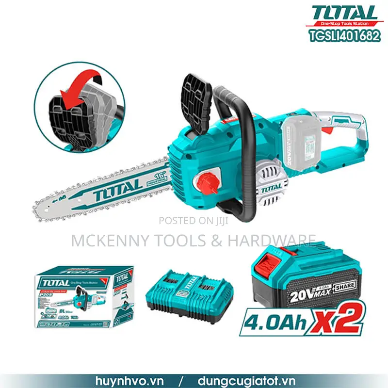 20V Total Battery Chain Saw TGSLI401682 20V 4.0ah Batteries