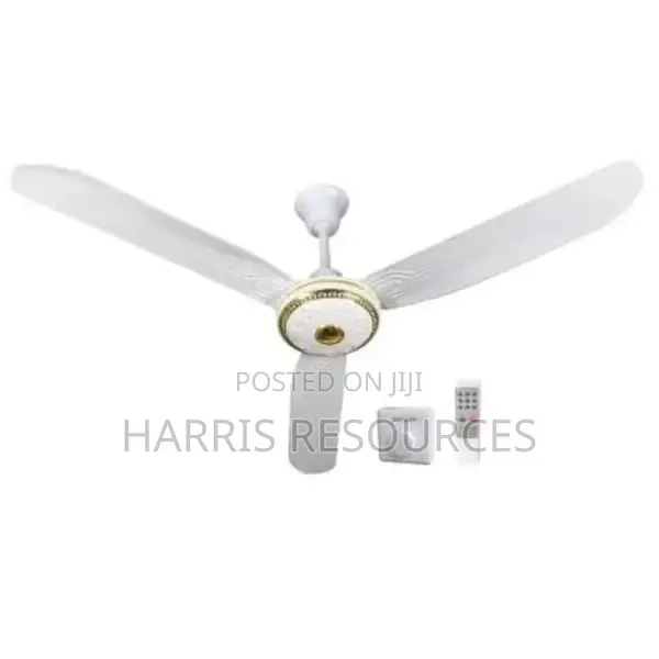 Qasa Solar Ceiling Fan 12v Dc/Ac 6watts - 56"