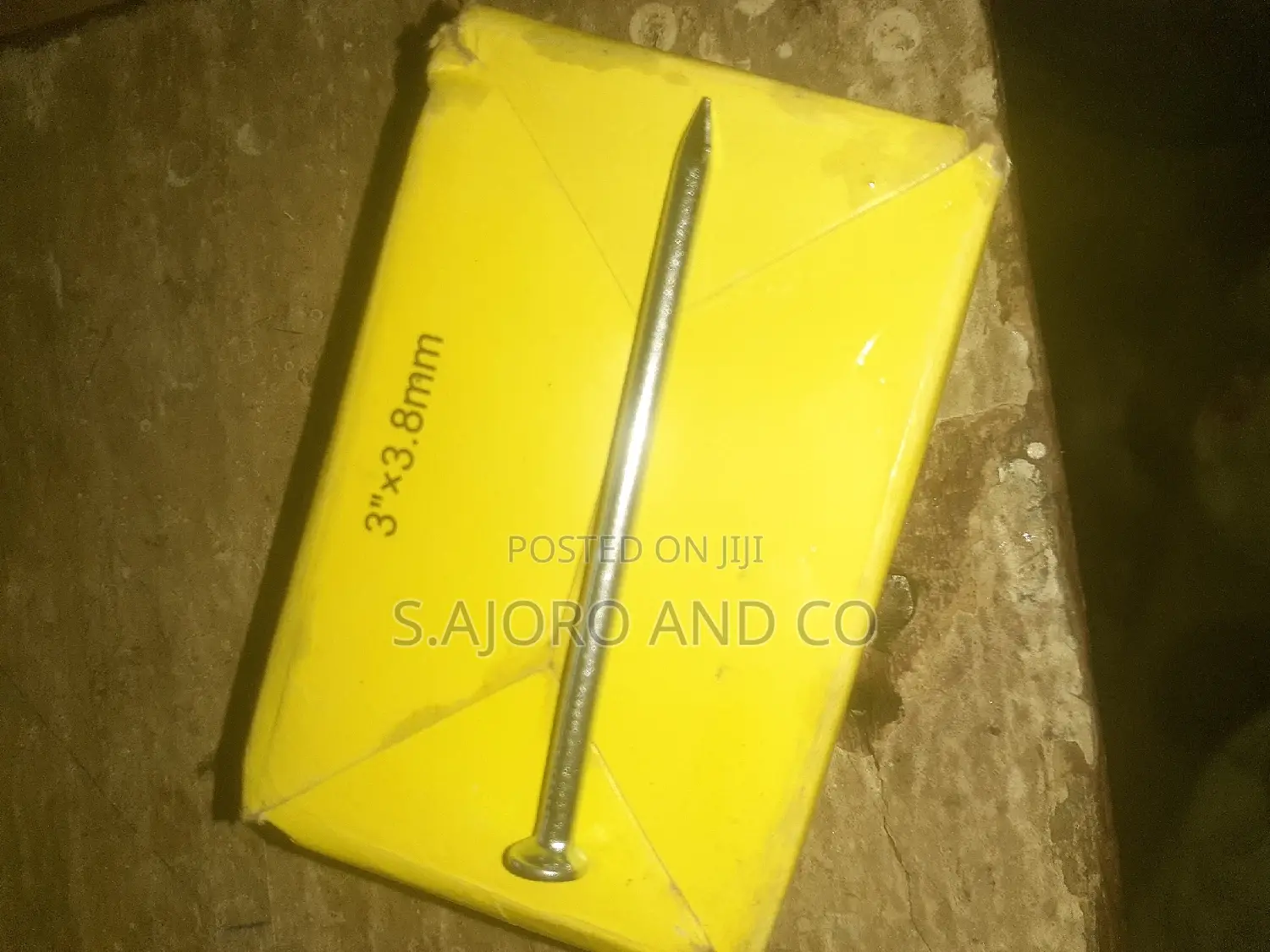 500 Per Packet Of 1" Tornado Nail/Concrete Nail (1", 1.5", 2" Etc)