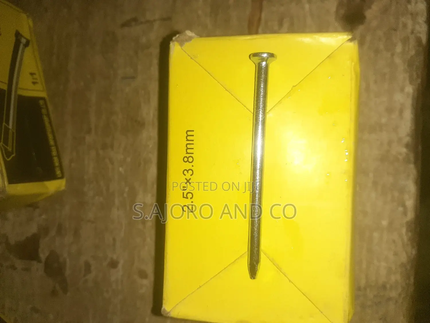 500 Per Packet Of 1" Tornado Nail/Concrete Nail (1", 1.5", 2" Etc)