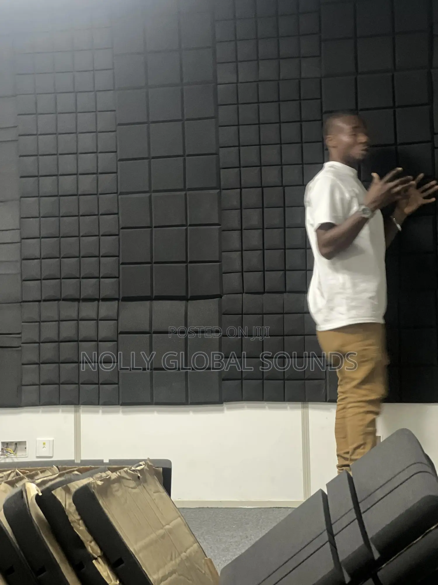 Sells And Installation Of Studio Wall Acoustic Foam Panels.