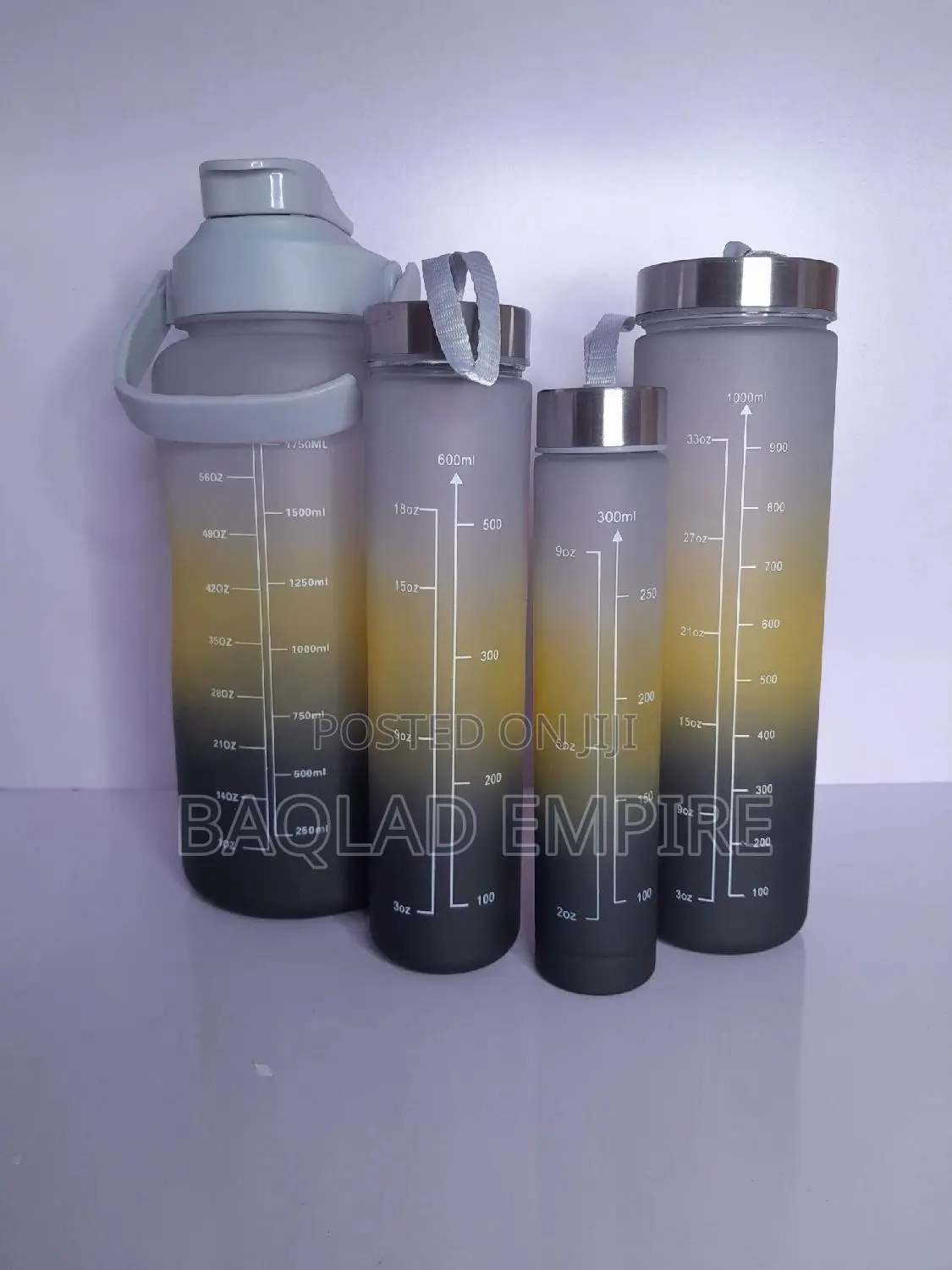 4 in 1 Motivational Water Bottle