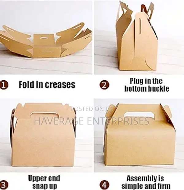 Treat Kraft Brown Pack Boxes for Foods Gift 200pcs