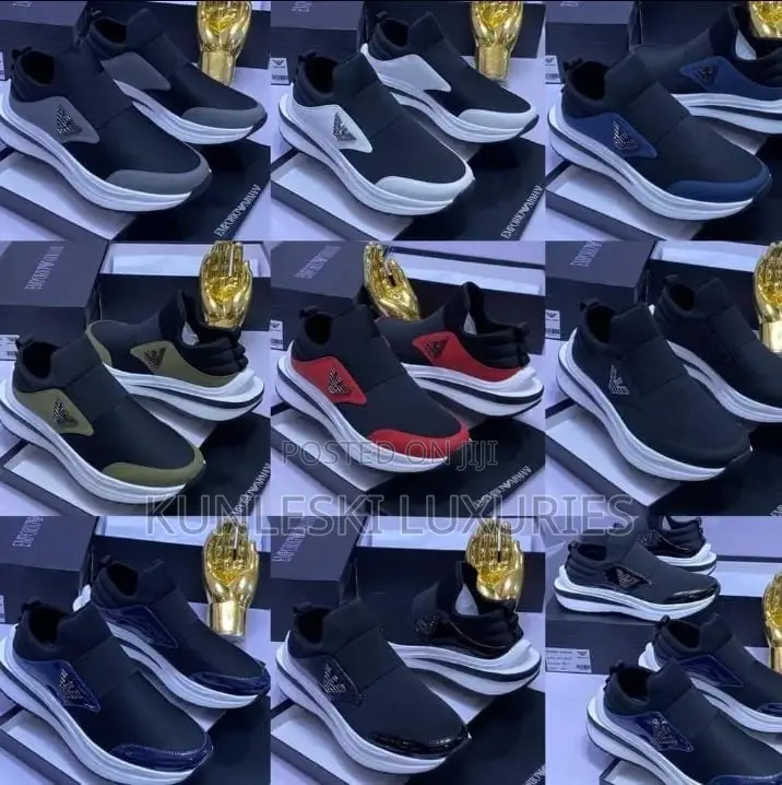 Original Emporio Armani Luxury Sneakers Collections