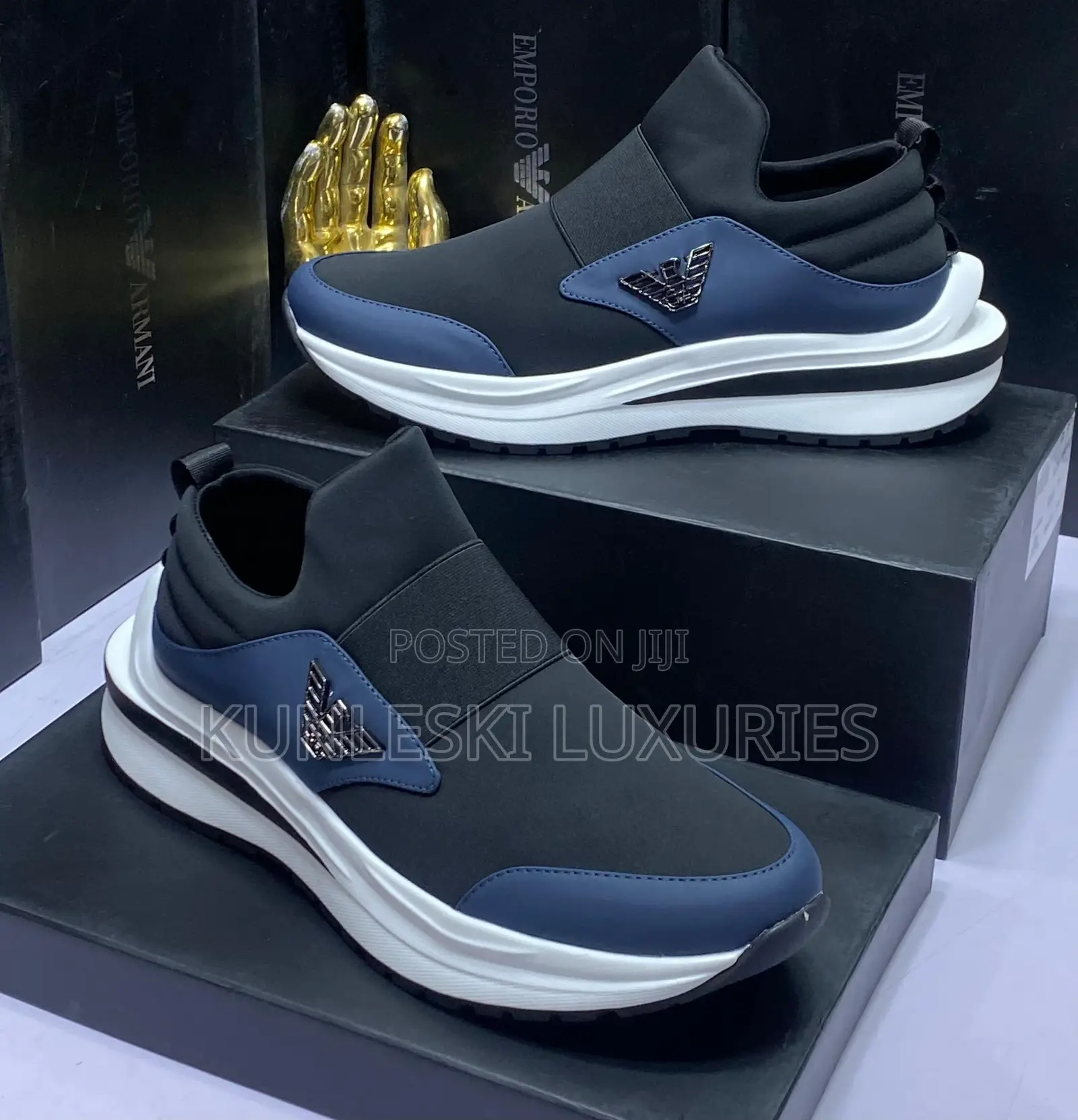 Original Emporio Armani Luxury Sneakers Collections