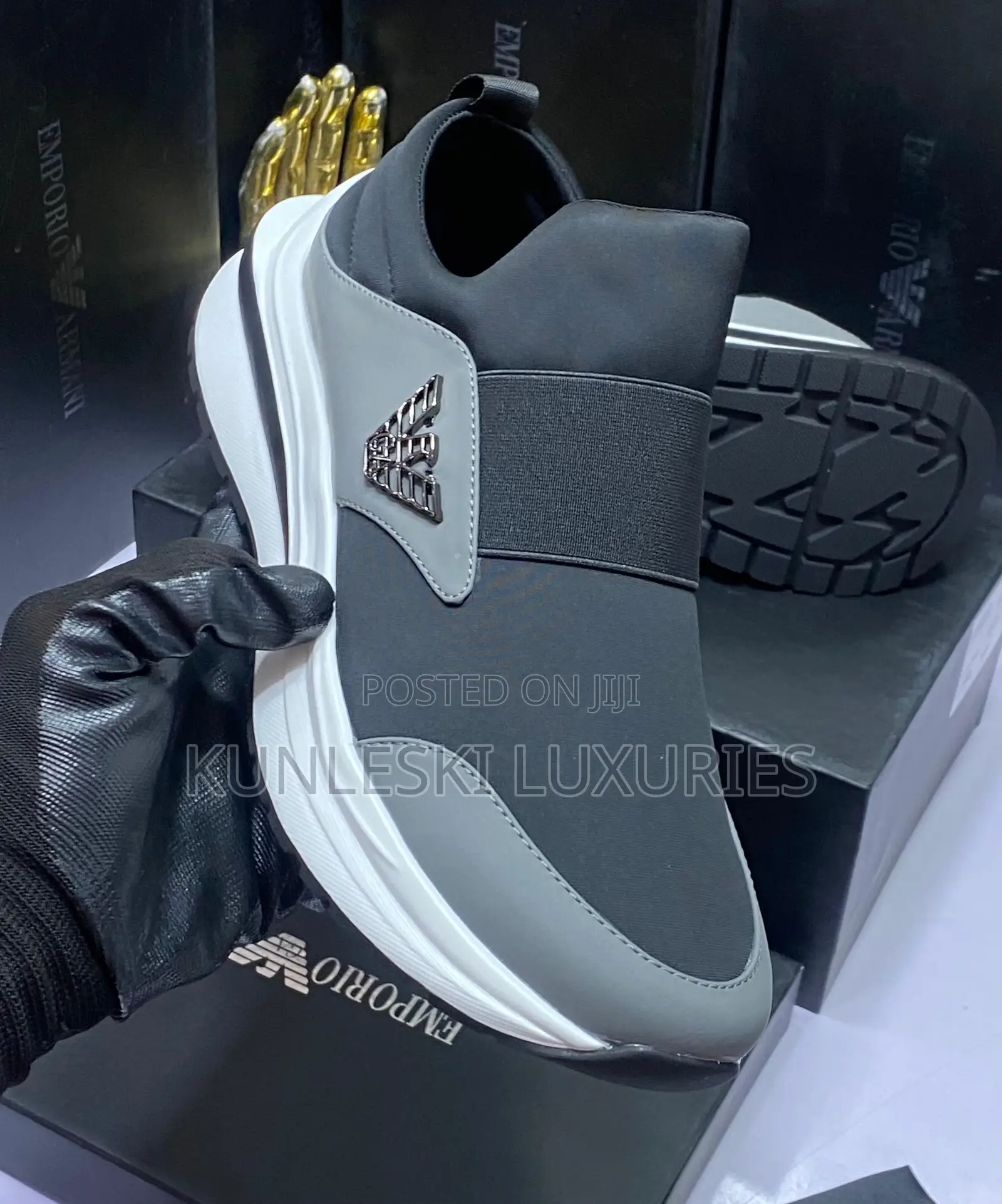 Original Emporio Armani Luxury Sneakers Collections