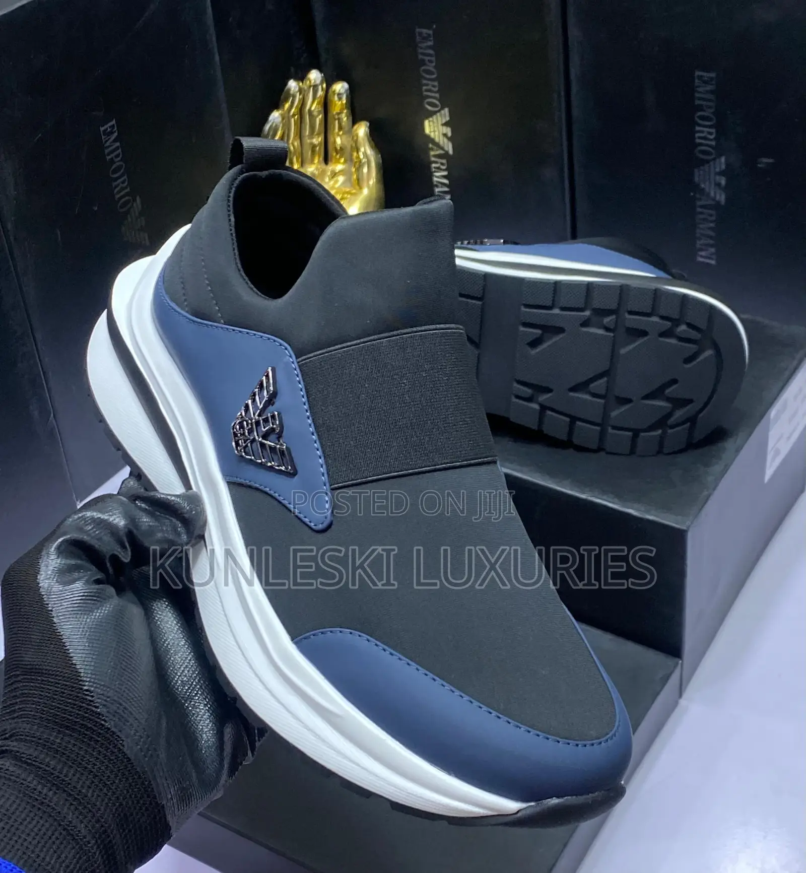 Original Emporio Armani Luxury Sneakers Collections