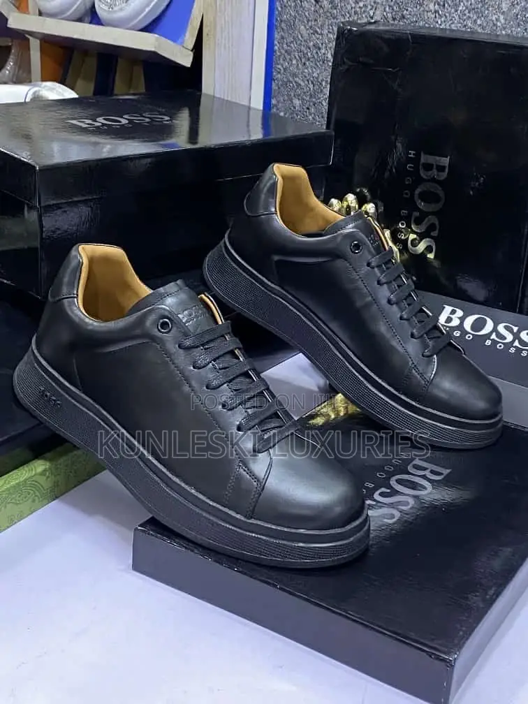 Original Hugo Boss Men Leathers Sneakers