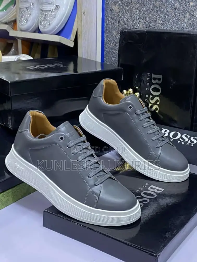Original Hugo Boss Men Leathers Sneakers