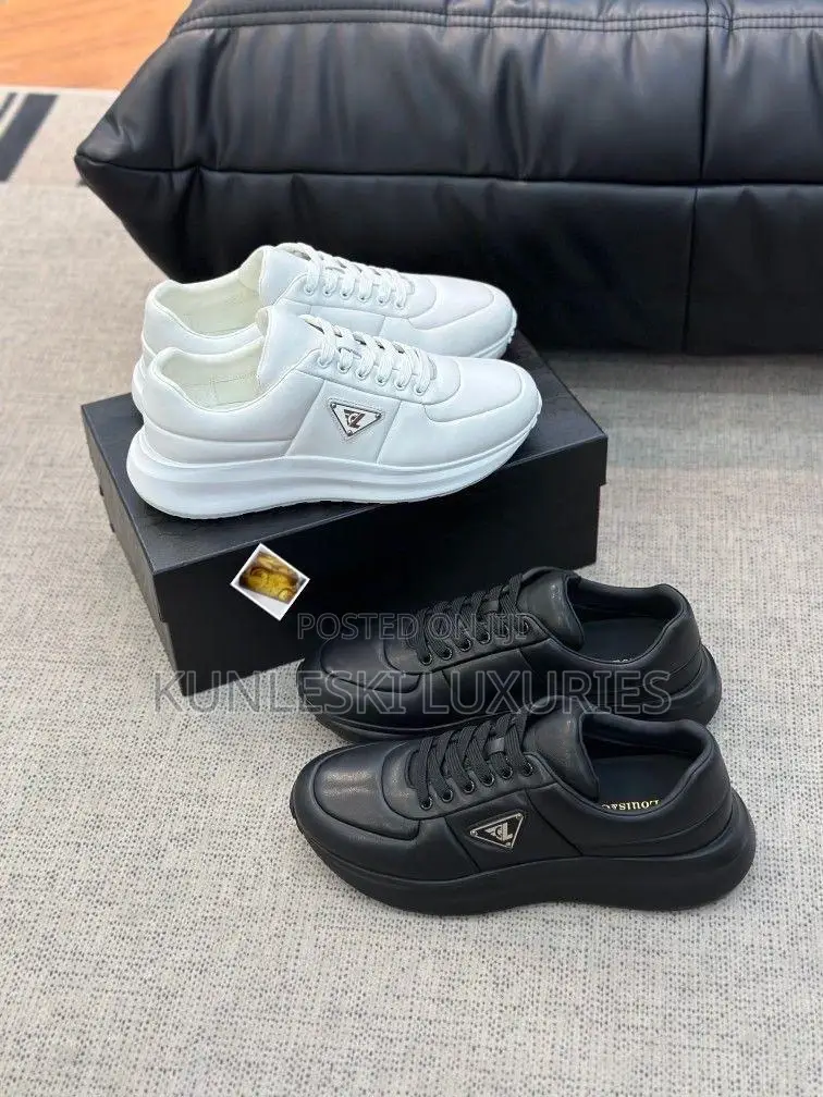 Original Prada Luxury Leather Sneakers