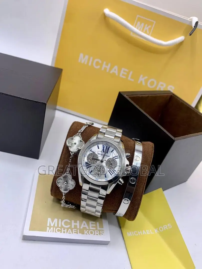 High Quality Luxury Michael Kors Watch MK and 2 Bracelets