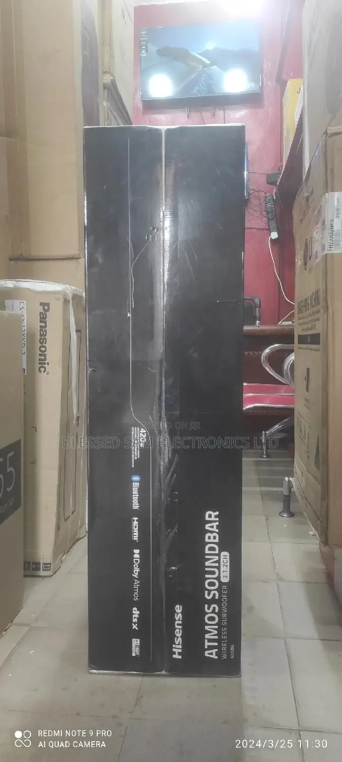 Original New Hisense 3.1.2ch Atoms Sound Bar ( 420watts )High Class