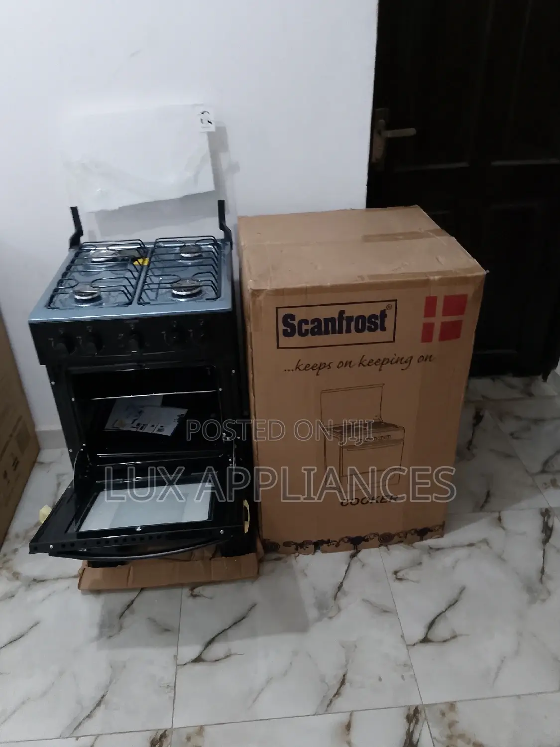 Scanfrost CK5400NG – 50X50 4 Gas Burners With Gas Oven