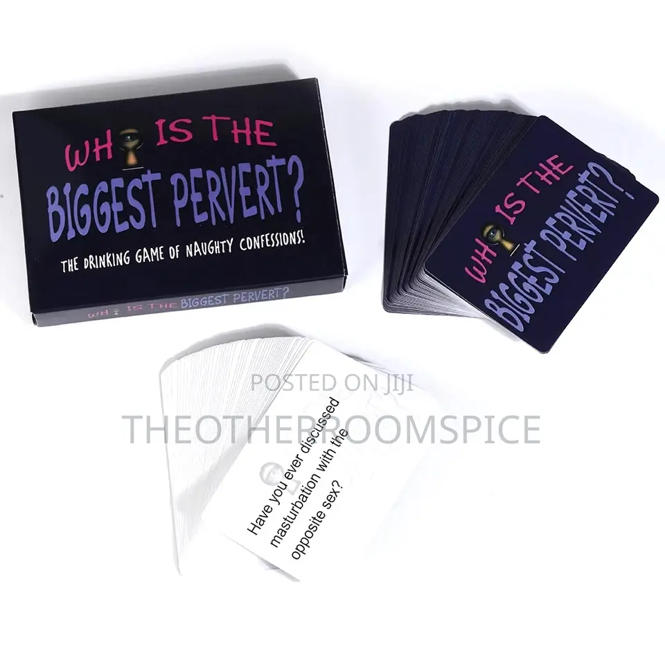 Who's the Biggest Pervert? The Naughty Confession Drink Game