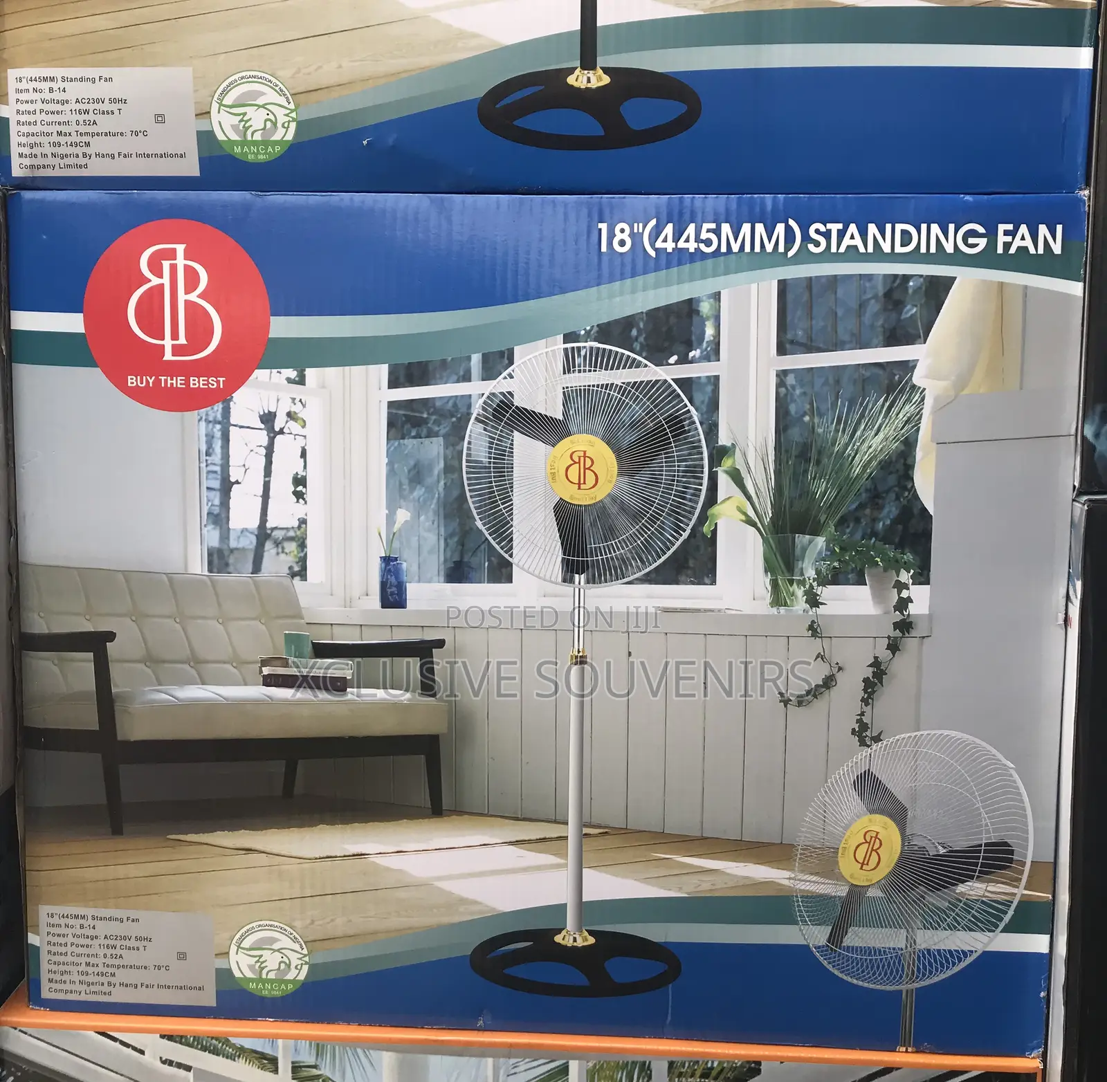 18inches (445MM) Buy Best 100% Copper Coil Standing Fan