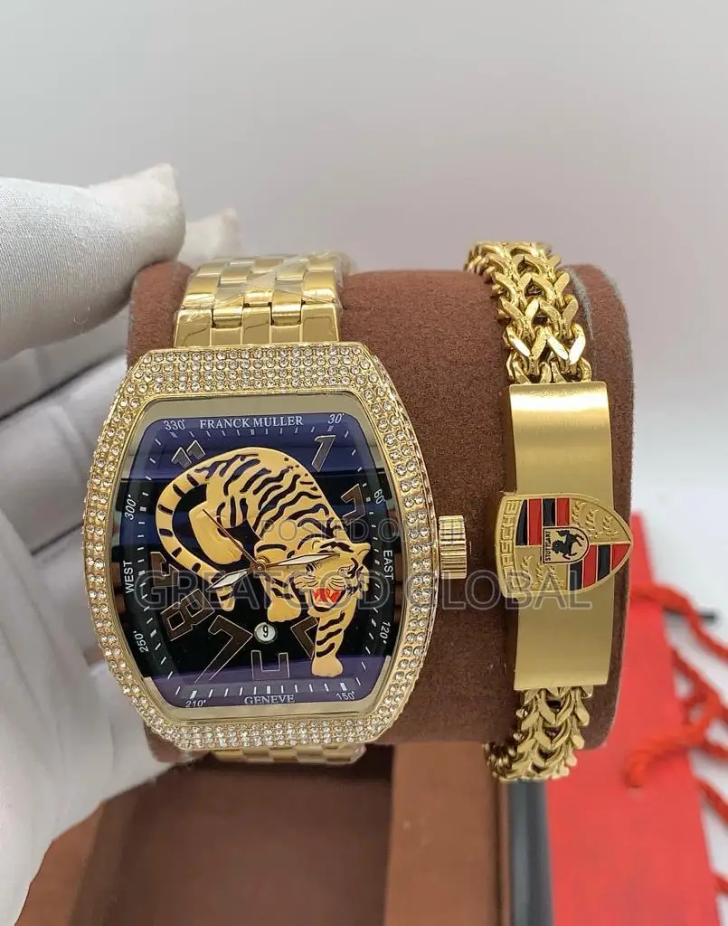 Affordable Franck Muller and Bracelet Set Comes With Box 