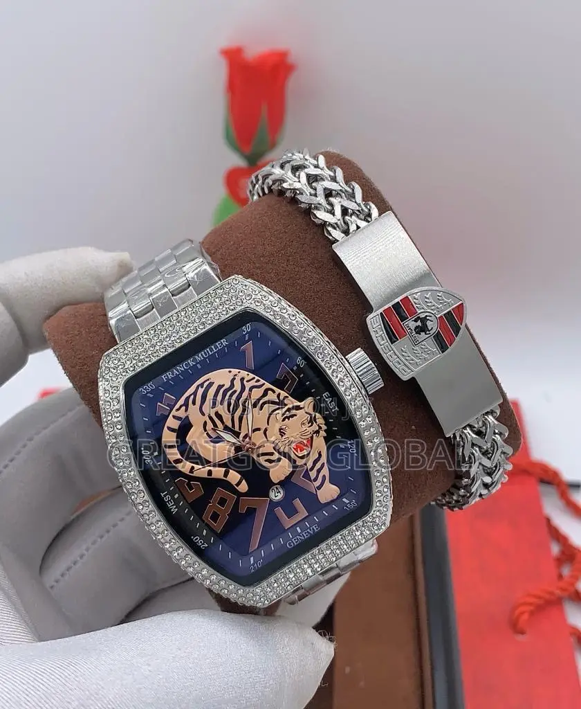 Affordable Franck Muller and Bracelet Set Comes With Box 