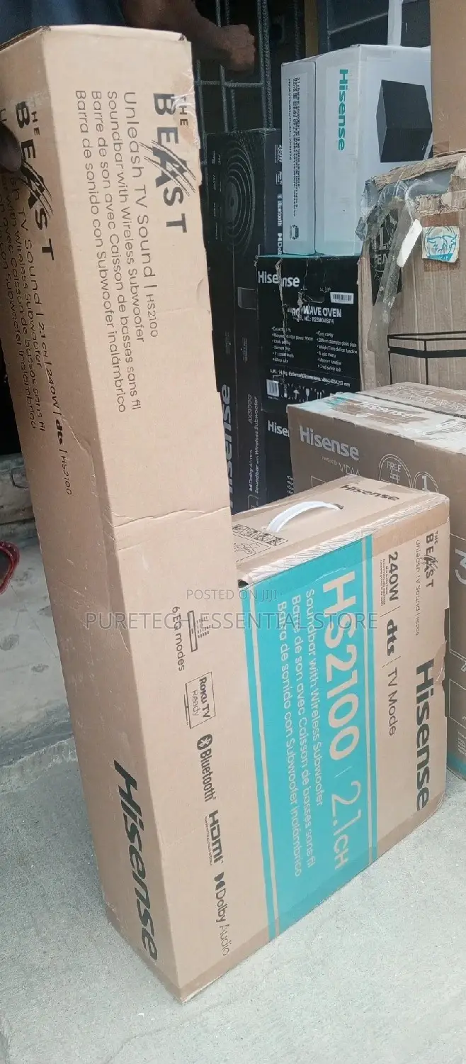 Hisense Sound Bar Subwoofer 240watt With FM Radio