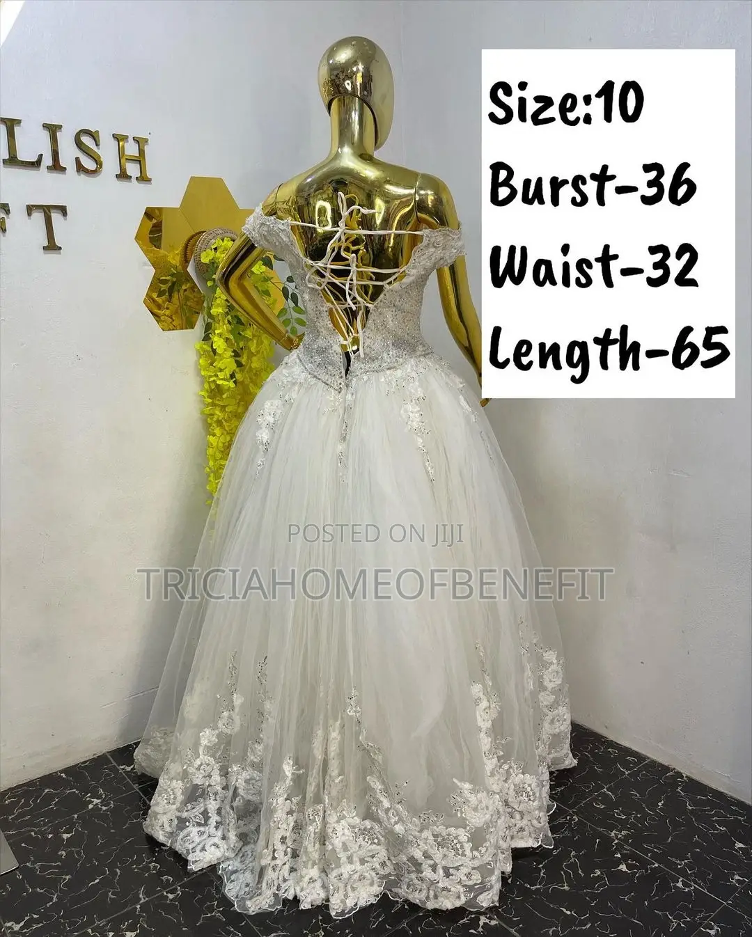 Ball Gown Wedding Dress for Rent - Size 10