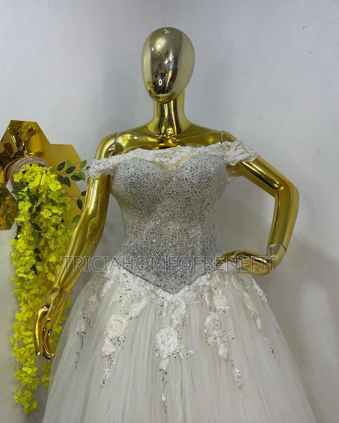 Ball Gown Wedding Dress for Rent - Size 10