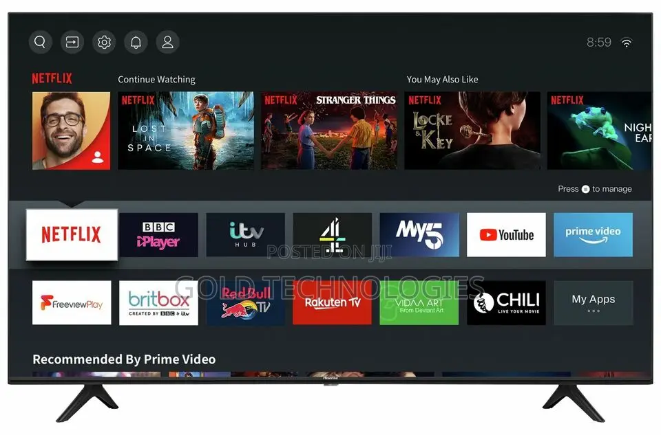 50 Inch Smart Tv Ultra High Quality Display Hisense Others