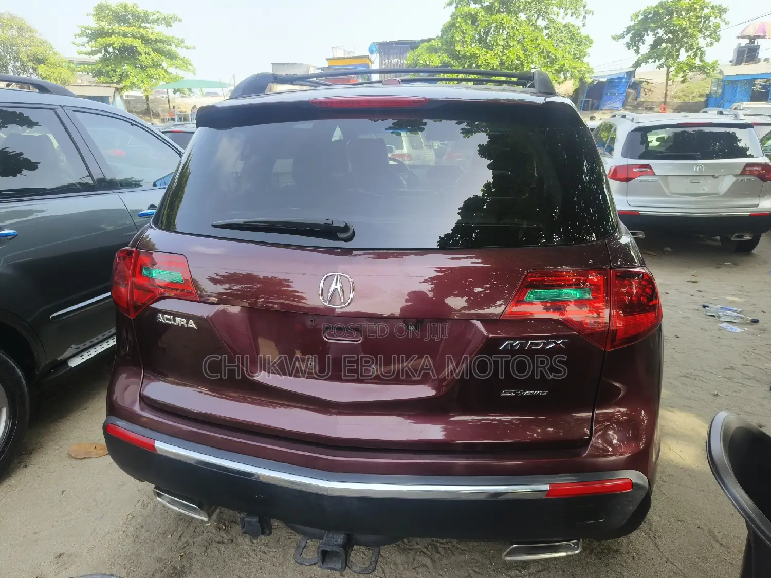 Acura MDX Advance Package SUV AWD (3.7L 6cyl 6A) 2010 Red