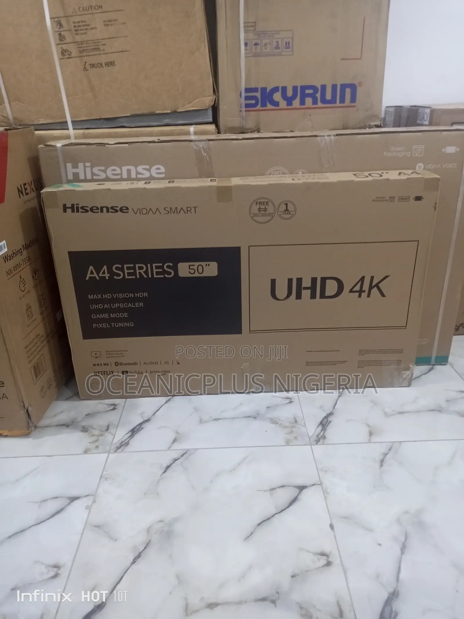 Band New Hisense 50 Inches Smart TV