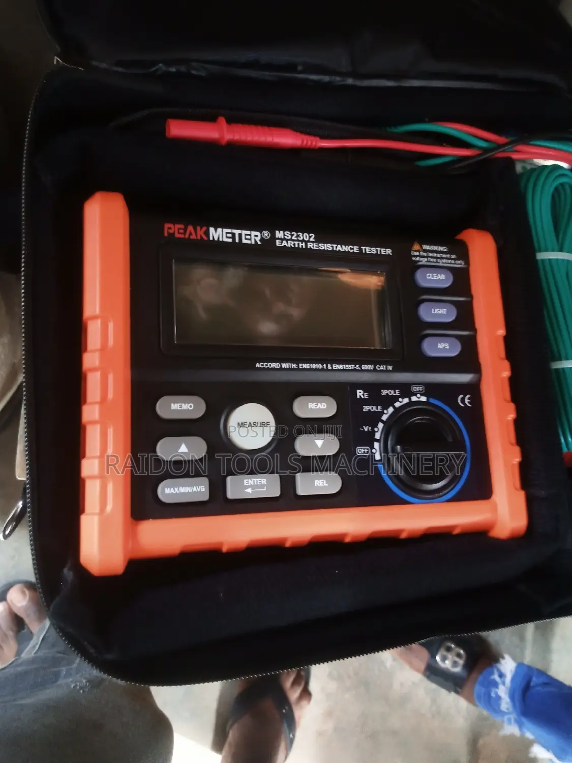 Peak Meter Ms2302, Earth Resistance Tester