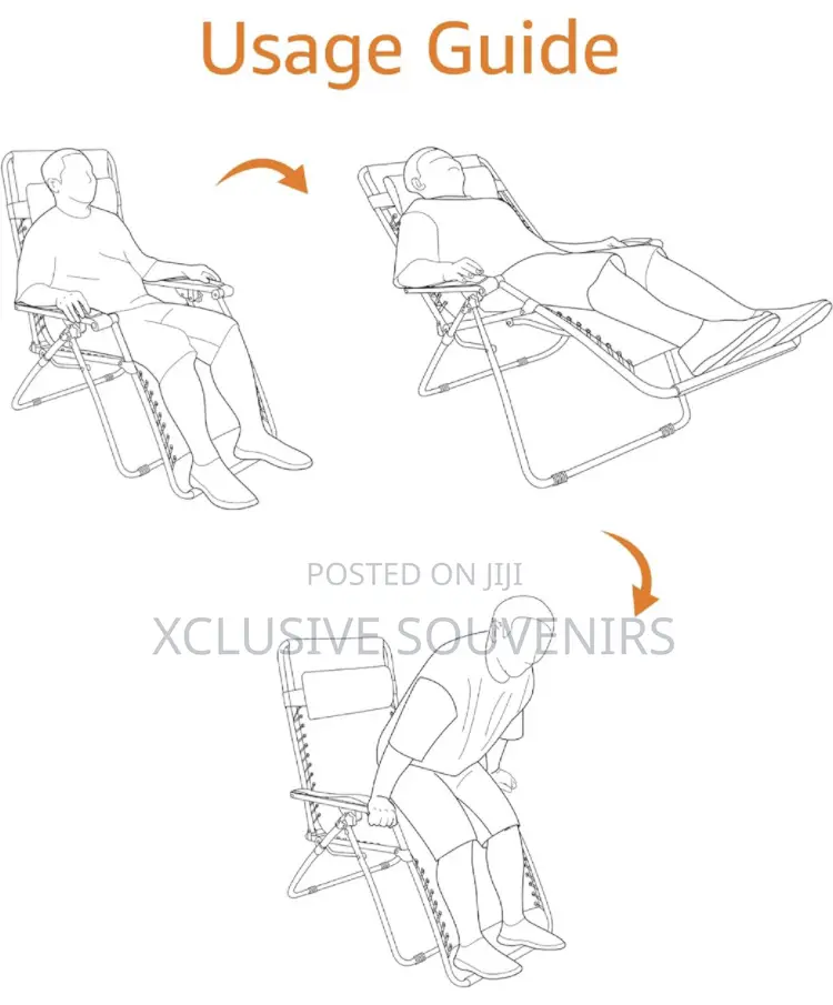 Textilene Adjustable Reclining Lounge Chair With Pillow