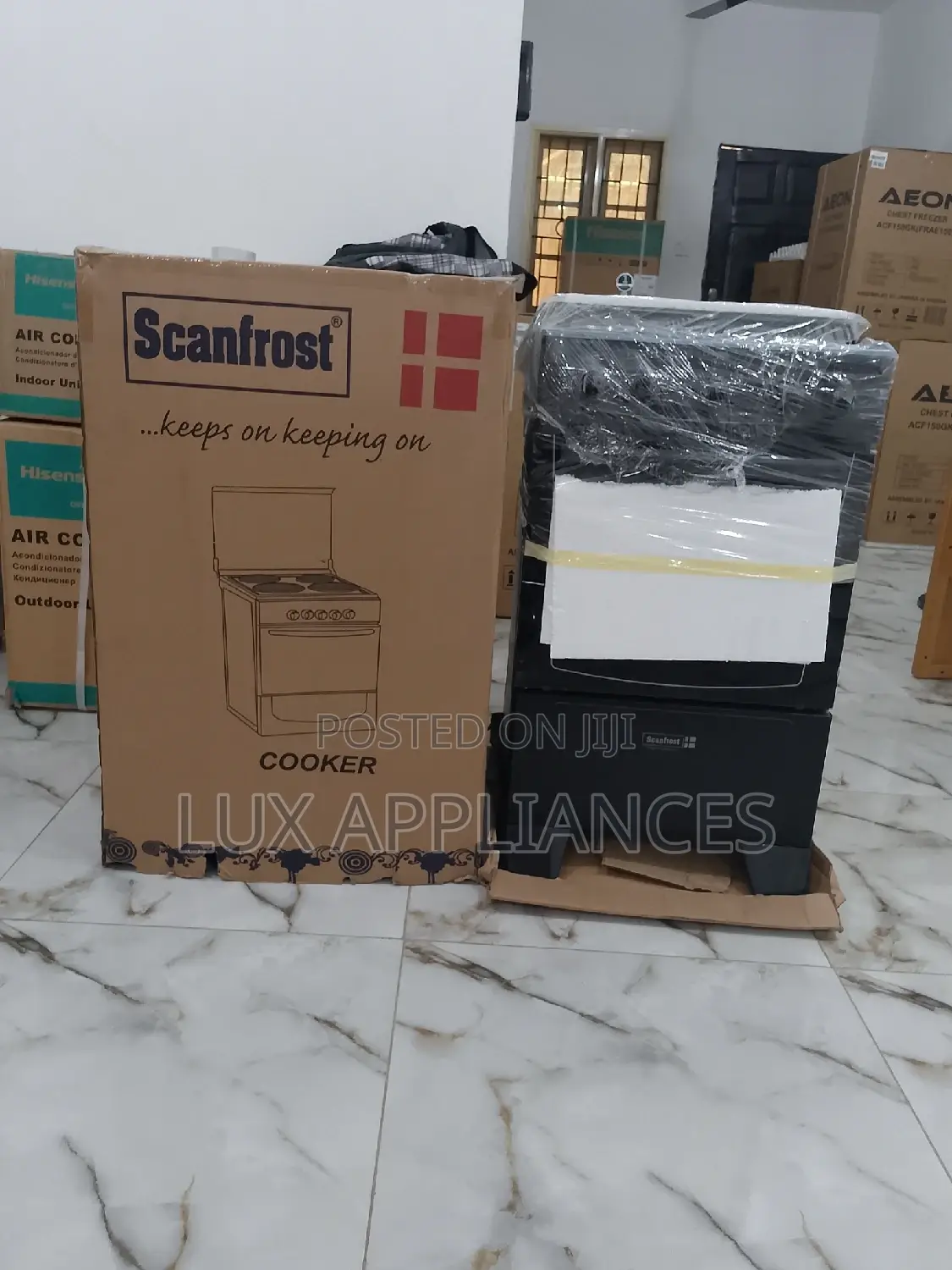 Strong and Powerful Scanfrost 4 Gas Cooker