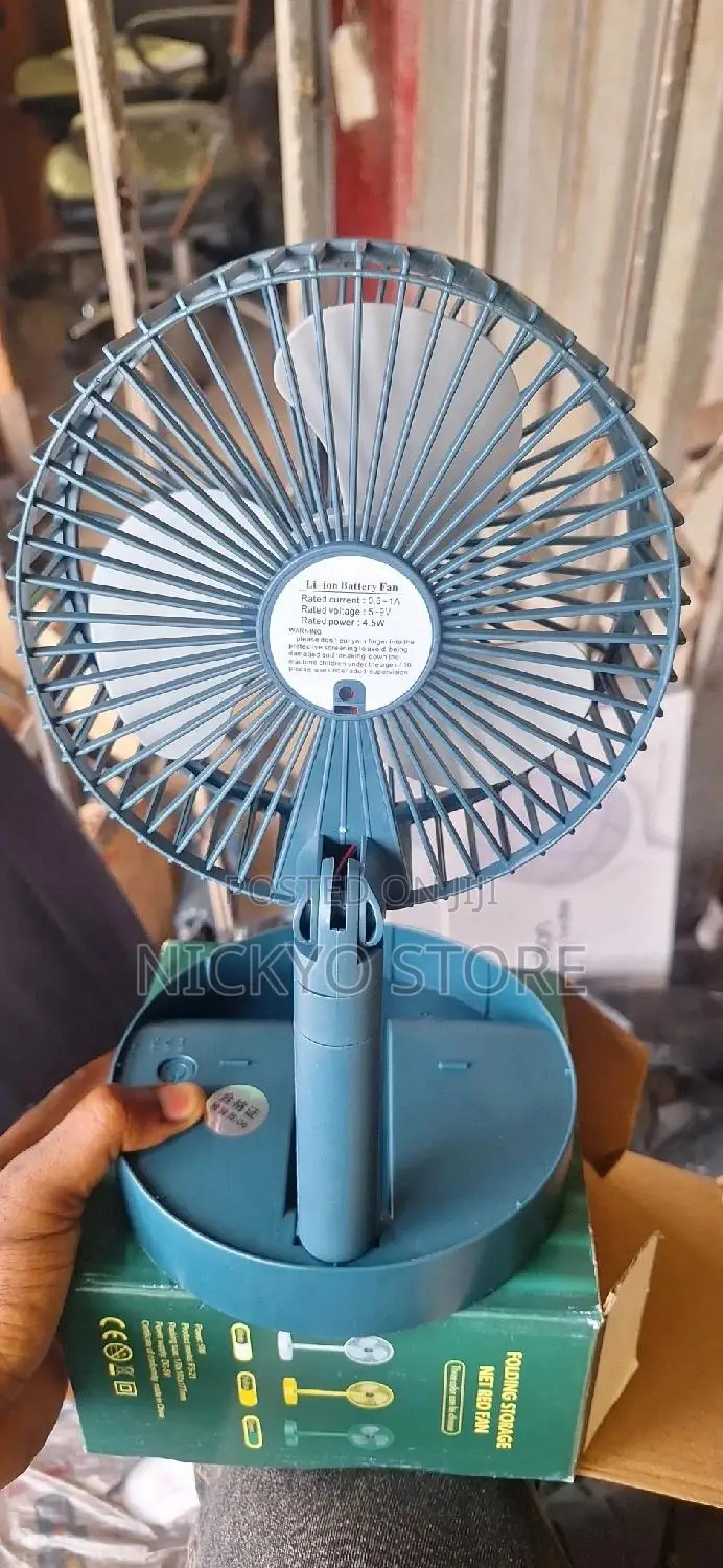 Desktop Rechargeable Usb Adjustable Portable Fan
