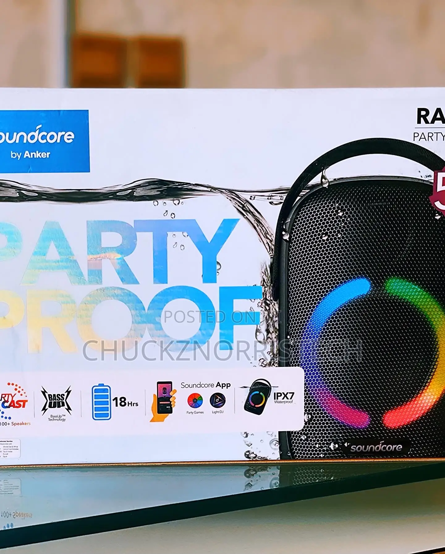 Anker Sound Core Rave Neo Partyproof 50W Speaker