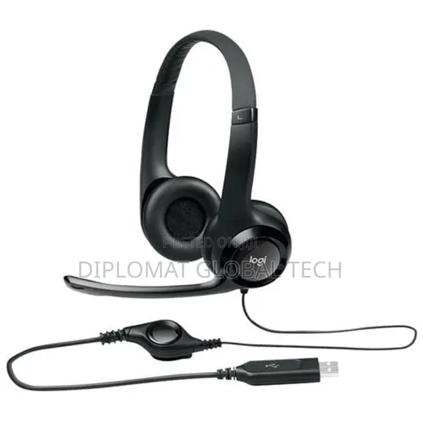 H390 Usb Headset With Clear Chat Noise-Canceling Microphon